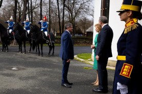 FOTO // Igor Grosu, primit la Palatul Elisabeta: Contăm în continuare pe ajutor şi susţinere